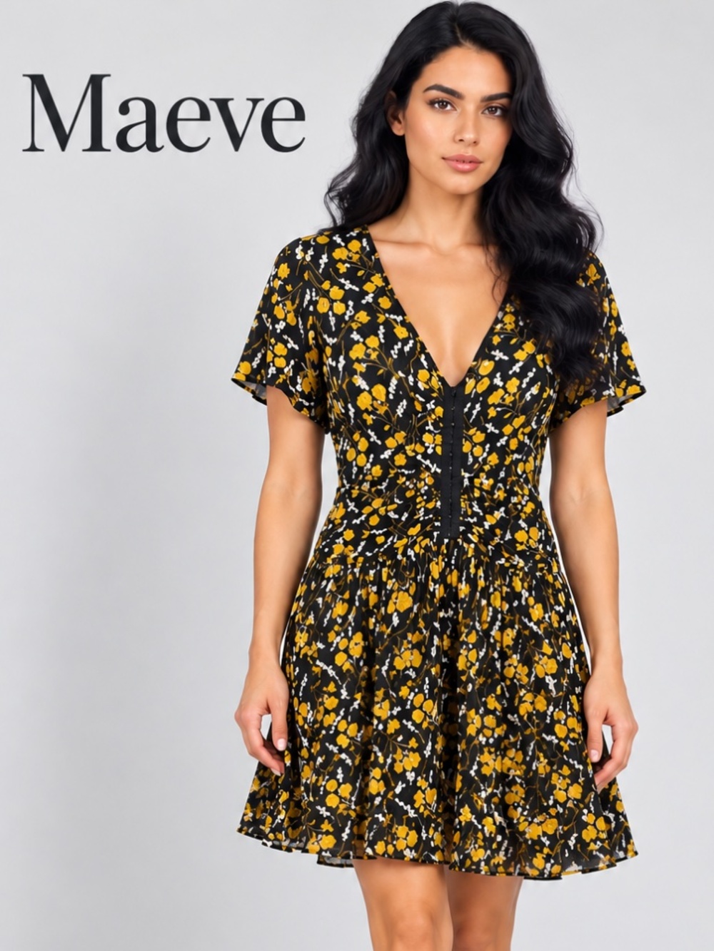 Maeve "Summer Breeze" Floral Dress from Anthropologie